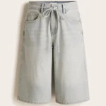 Bermuda Denim Short Detalle Con Cinturon Jean