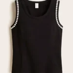 Camisilla Con Reborde Tejido